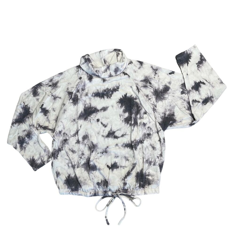 LUSH Purple Stone Tie Dye Long Sleeve Turtleneck Sweatshirt Women’s Size Small